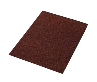 14'' x 28'' Maroon Dry Strip Floor Prep Pads Cs/10